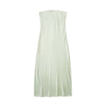 Spring Women Casual Silk Satin Texture Tube Dress