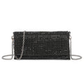 Dinner Bag Women Summer Chain Rhinestone Bag All Match Hand Sewing Messenger Bag Trendy