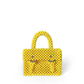 Handmade Beaded Briefcase Women Gorgeous Square Bag Casual Shoulder Crossbody Portable Finished Bag