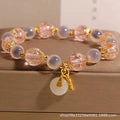 Natural Heart Agate Bracelet For Women
