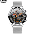 LIGE New Smart Watch Men Bluetooth Call Watch IP67 Waterproof Sports Fitness Bracelet For Android IOS Clock
