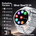 New GPS Sports NFC Fashion Smartwatch Men's 1.85 "AMOLED Screen Heart Rate Blood Pressure Health Smart Watch For Huawei IOS