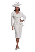 Ruffled Soutache Hi Lo Suit by EY Boutique