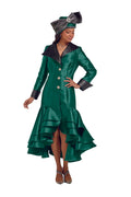 Tailored with Tiers High-Low Dress by Lisa Rene Black Label