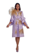 Touches of Metallic Jacket Dress by EY Boutique