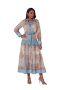Sheerly Floral Pink Shirtdress by Studio EY