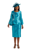 Feel Pretty Peplum Suit by EY Boutique