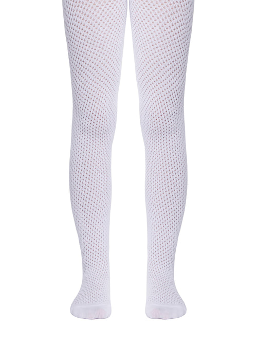 #7С-80СП(269) - Miss Conte-Kids Openwork Cotton Tights For Girls 6yr.-8yr.