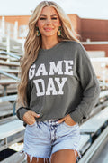 Lucille Sleeve Crewneck top Long Sleeve Top