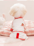 Contrast Soft Pet Pajamas