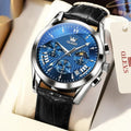 Men's Multifunction Quartz Timing With Calendar Watch