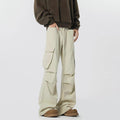 Retro Men's Straight Cargo Casual Pants