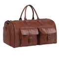 Men's Large Capacity Leather Suit Storage Bag