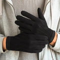 Men's Winter Fleece-lined Warm Wind-proof And Cold Protection Touch Screen Cycling Gloves