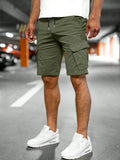 Fashion Personality Men's New Woven Five-point Pants