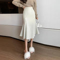 Fishtail Spandex Skirt For Women High Waist Petite Slimming