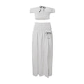 Off-neck Pure Desire Top French Style Temperament Skirt Suit
