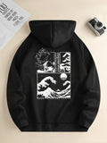 Men's Chic Casual Everyday Drawstring Hoodie