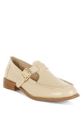 Swenson Patent Pleather Mary Jane Loafers