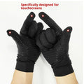 Copper Fiber Pressure Full Finger Touch Screen Gloves For Men