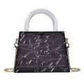 Super Mini Transparent Chain Small hand Bag Lipstick Bag Headphone Bag Women