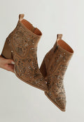 Omishi Stud Embellished Ankle Boots