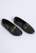 Oliot Horsebit Detail Flat Loafers