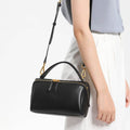 Genuine Leather Original Niche Design Boston Whide Women's Hand Crossbody Pillow Bag