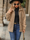 Pocketed Zip Up Jacket