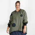 Retro long sleeved stand up collar trench coat for women loose and fashionable stylish zipper cardigan
