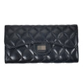 Small Fragrance Folding Wallet Women's Short Wallet Coin Purse Simple Diamond Embroidery Thread Large Capacity Long Wallet Card Holder