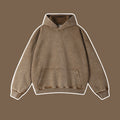 Vintage batik distressed washed trendy brand pullover hoodie loose fitting unisex